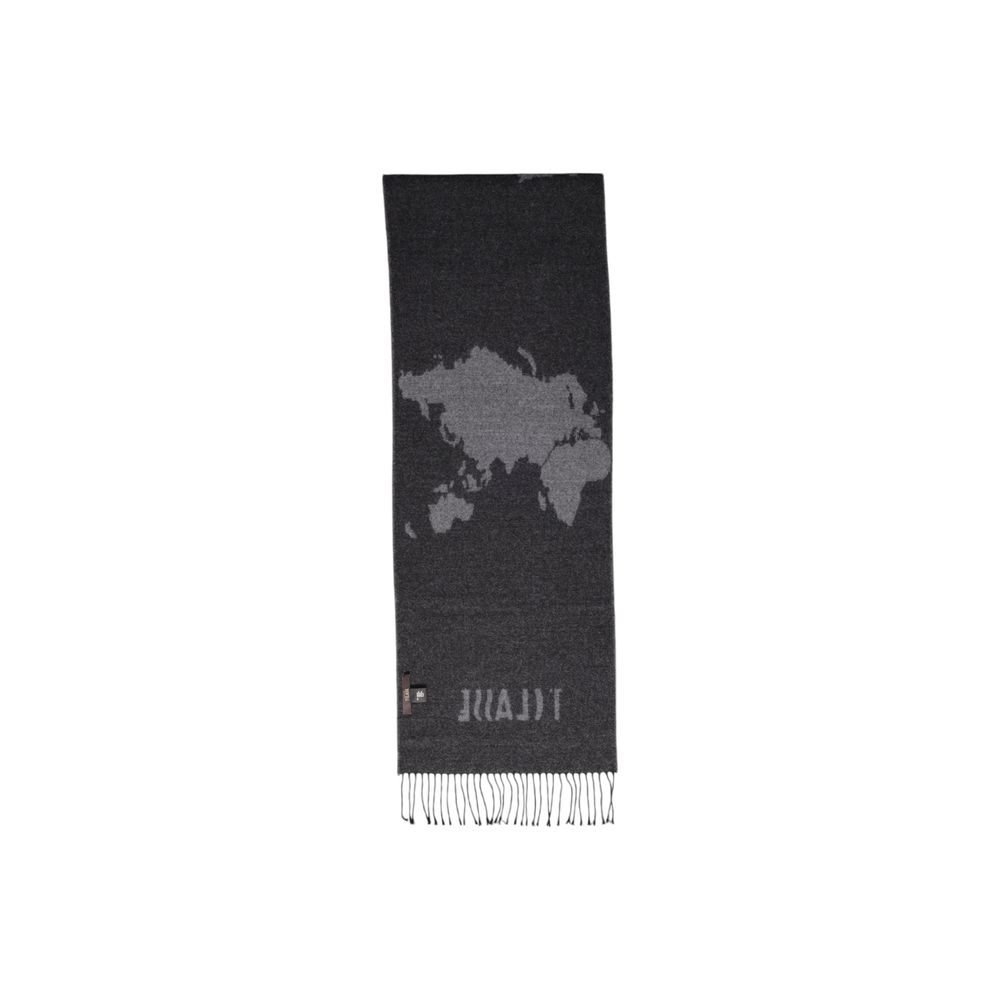 Alviero Martini Prima Classe Gray Polyacrylic Scarf Alviero Martini Prima Classe Dark Slate Gray
