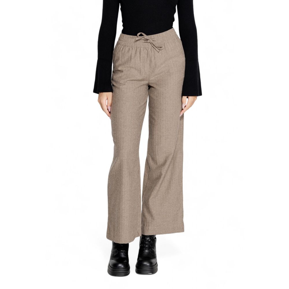 Jacqueline De Yong Brown Cotton Jeans & Pant Jacqueline De Yong Rosy Brown