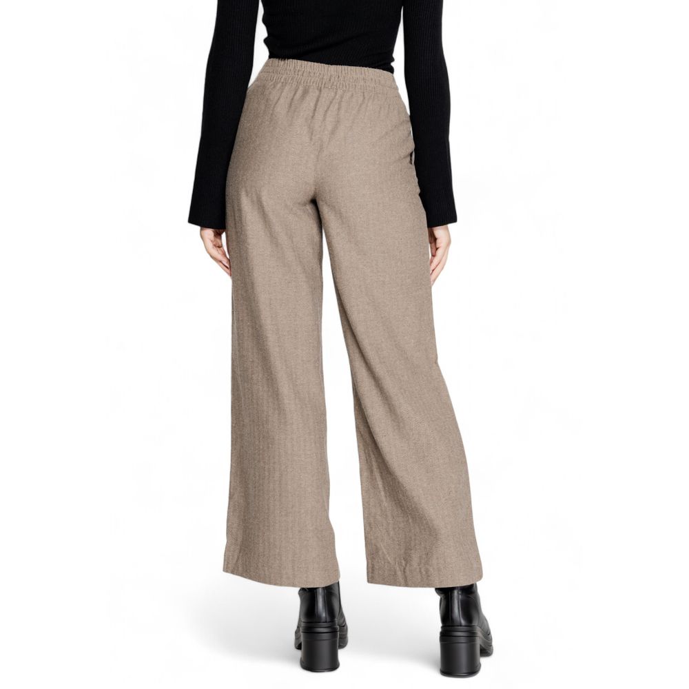 Jacqueline De Yong Brown Cotton Jeans & Pant Jacqueline De Yong Rosy Brown