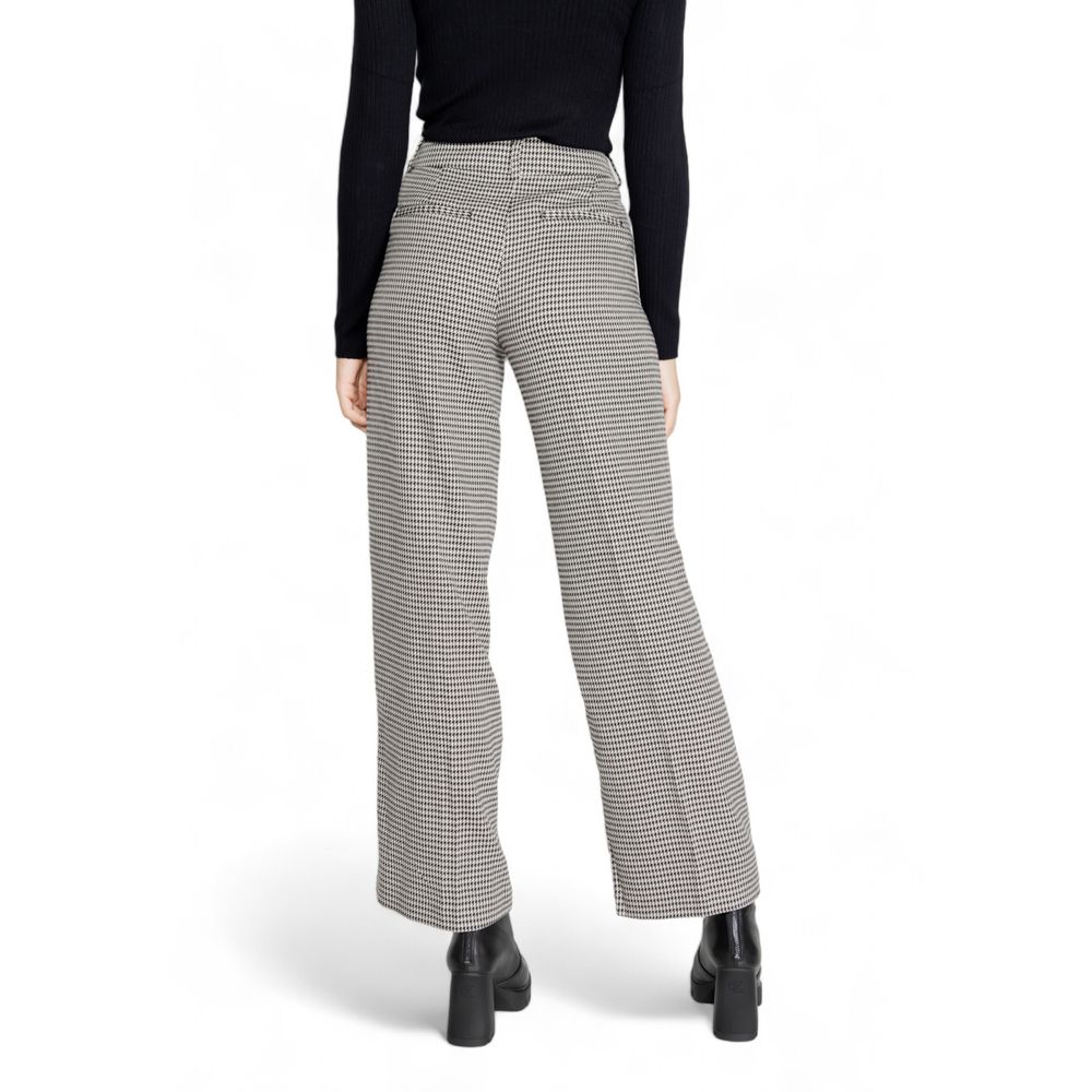 Only Black Polyester Jeans & Pant Only Gray