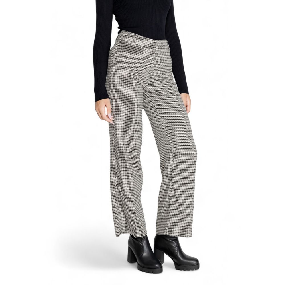 Only Black Polyester Jeans & Pant Only Gray