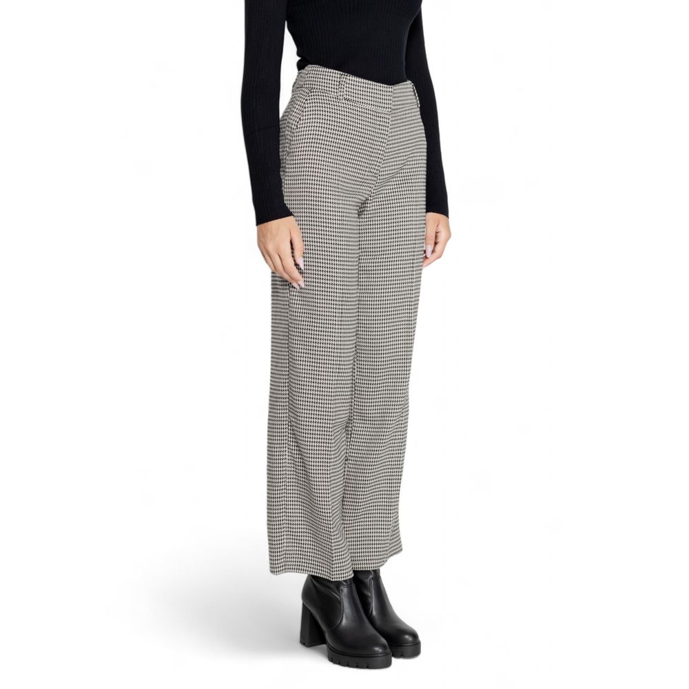 Only Black Polyester Jeans & Pant Only Gray