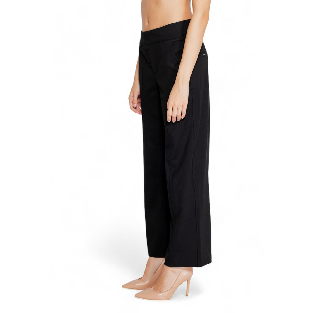 Street One Black Viscose Jeans & Pant Street One Wheat