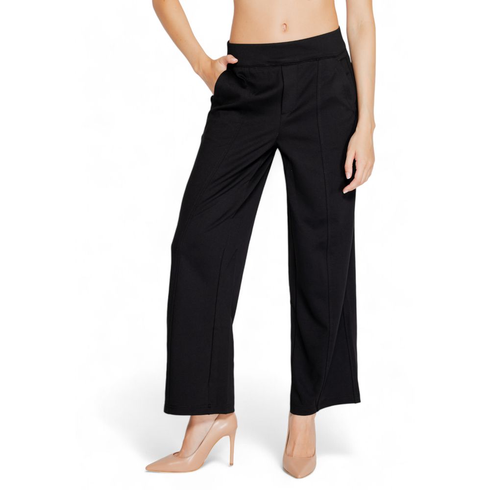 Street One Black Viscose Jeans & Pant Street One Black