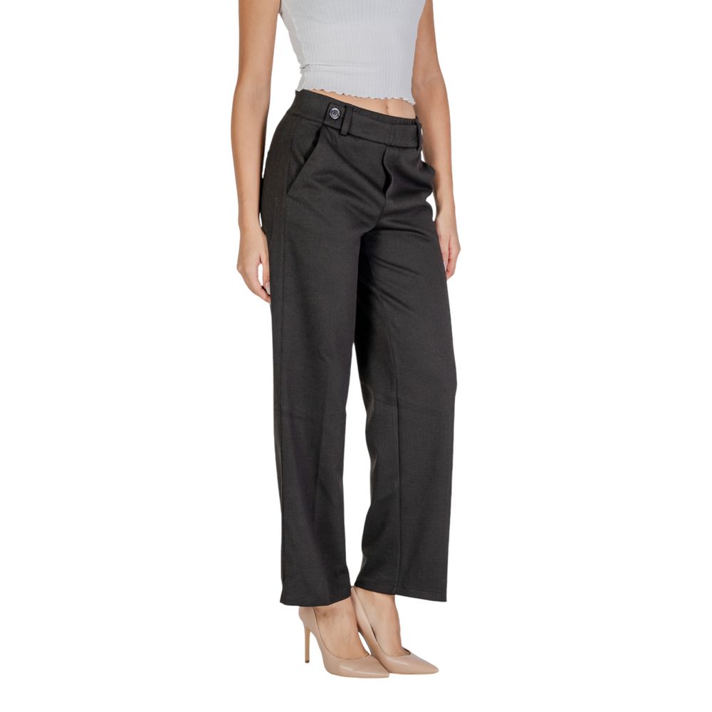 Street One Black Polyester Jeans & Pant Street One Tan