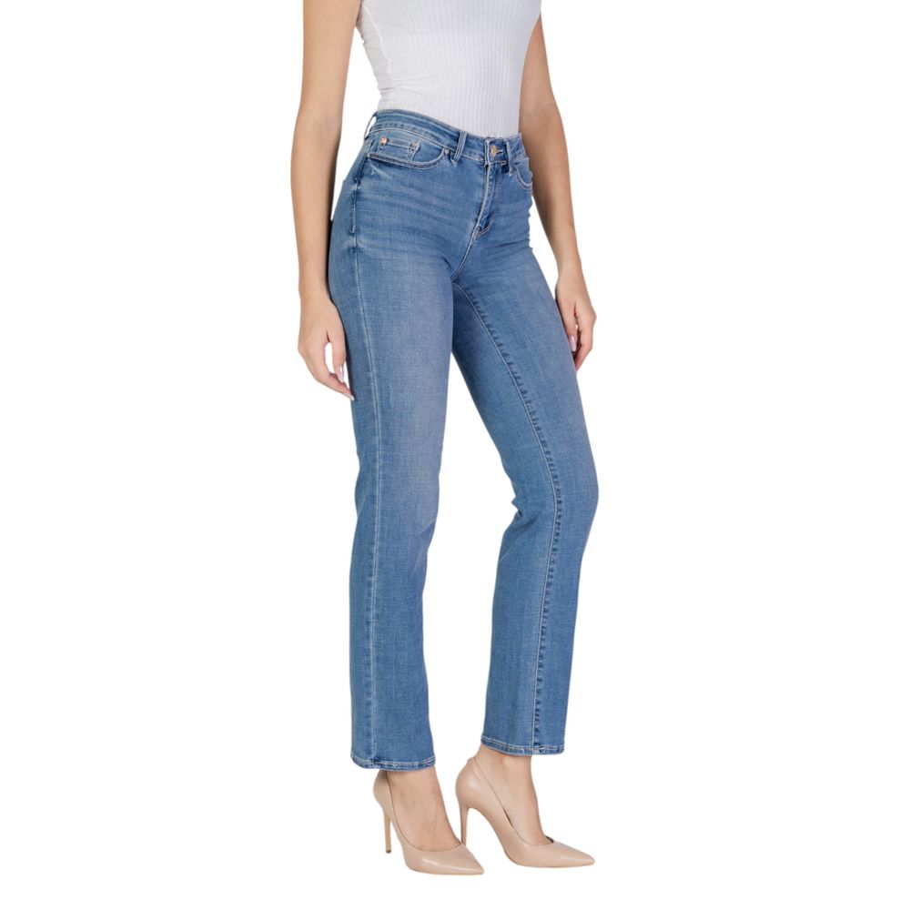 Vero Moda Light Blue Cotton Jeans & Pant Vero Moda Slate Gray