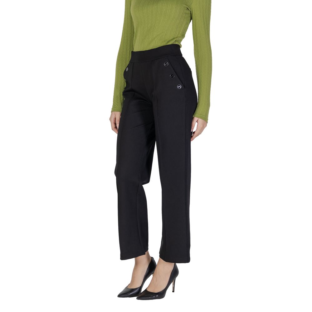 Street One Black Viscose Jeans & Pant Street One Black