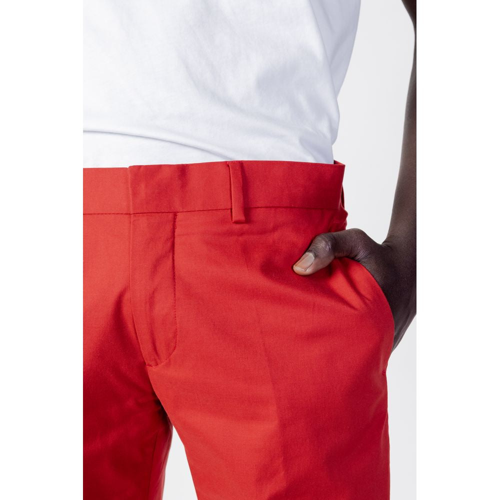 Antony Morato Red Cotton Jeans & Pant Antony Morato Firebrick