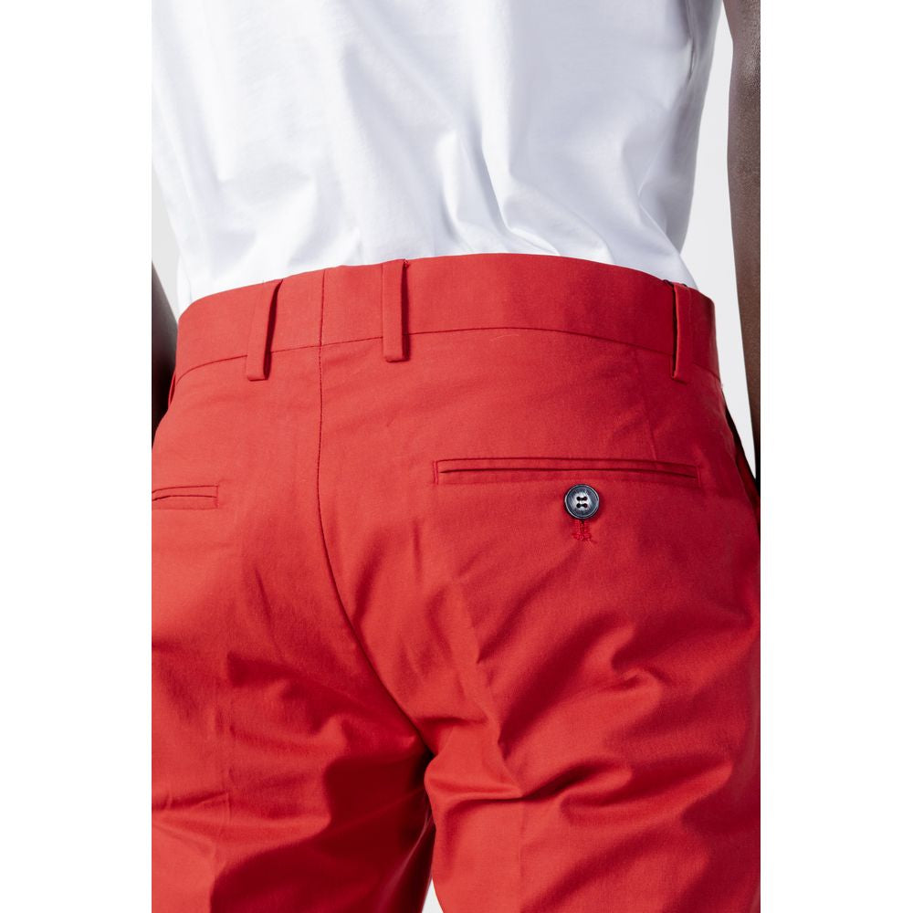 Antony Morato Red Cotton Jeans & Pant Antony Morato Firebrick