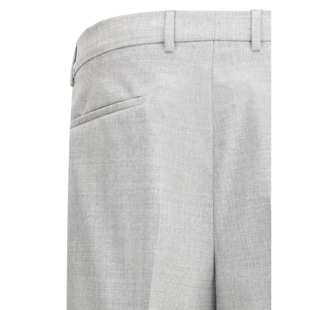 Brunello Cucinelli Virgin wool Pants Brunello Cucinelli Gray