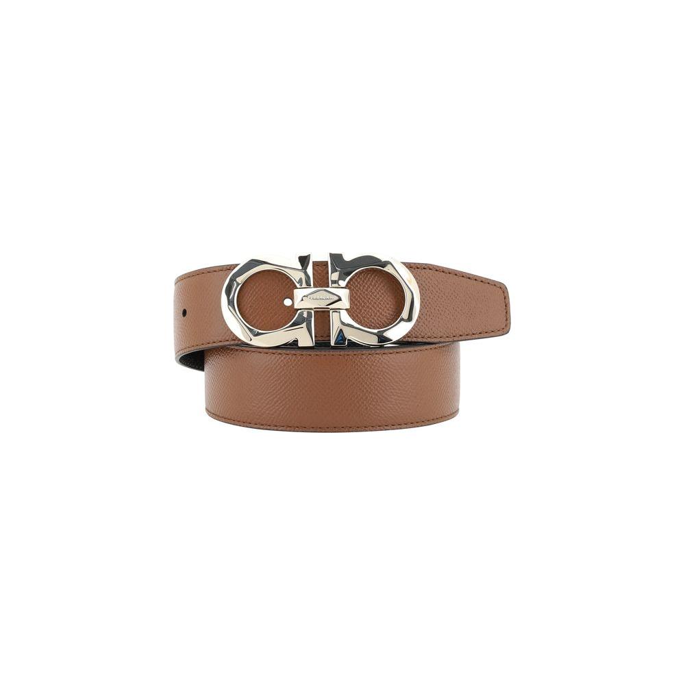 Ferragamo Gancini reversible Belt Ferragamo Dim Gray
