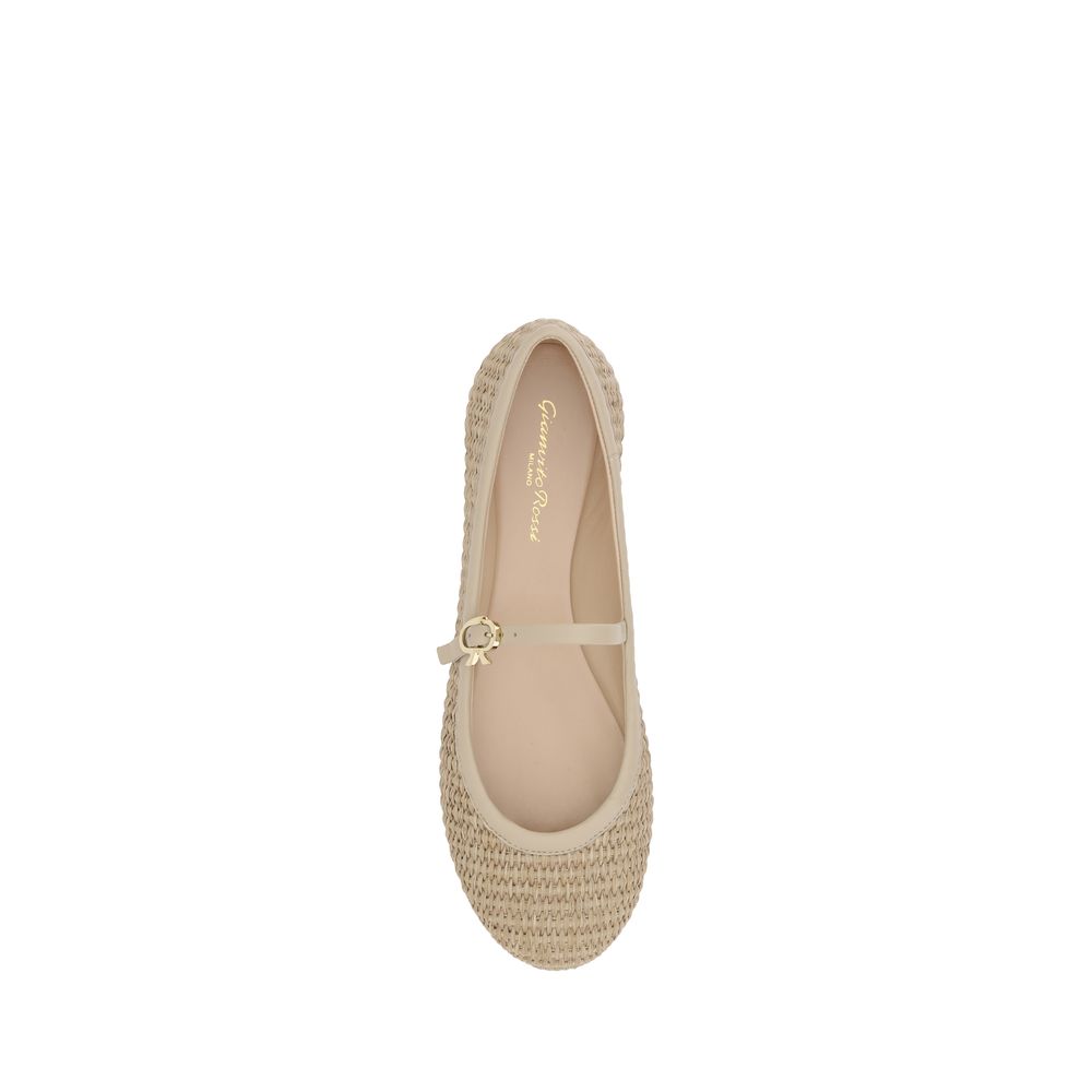 Gianvito Rossi Carla Marbella Ballerinas Gianvito Rossi Tan