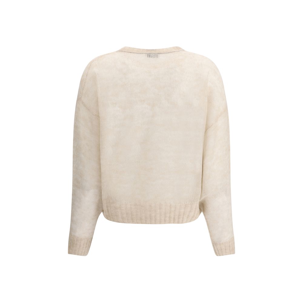 Brunello Cucinelli wool mohair Sweater Brunello Cucinelli Light Gray