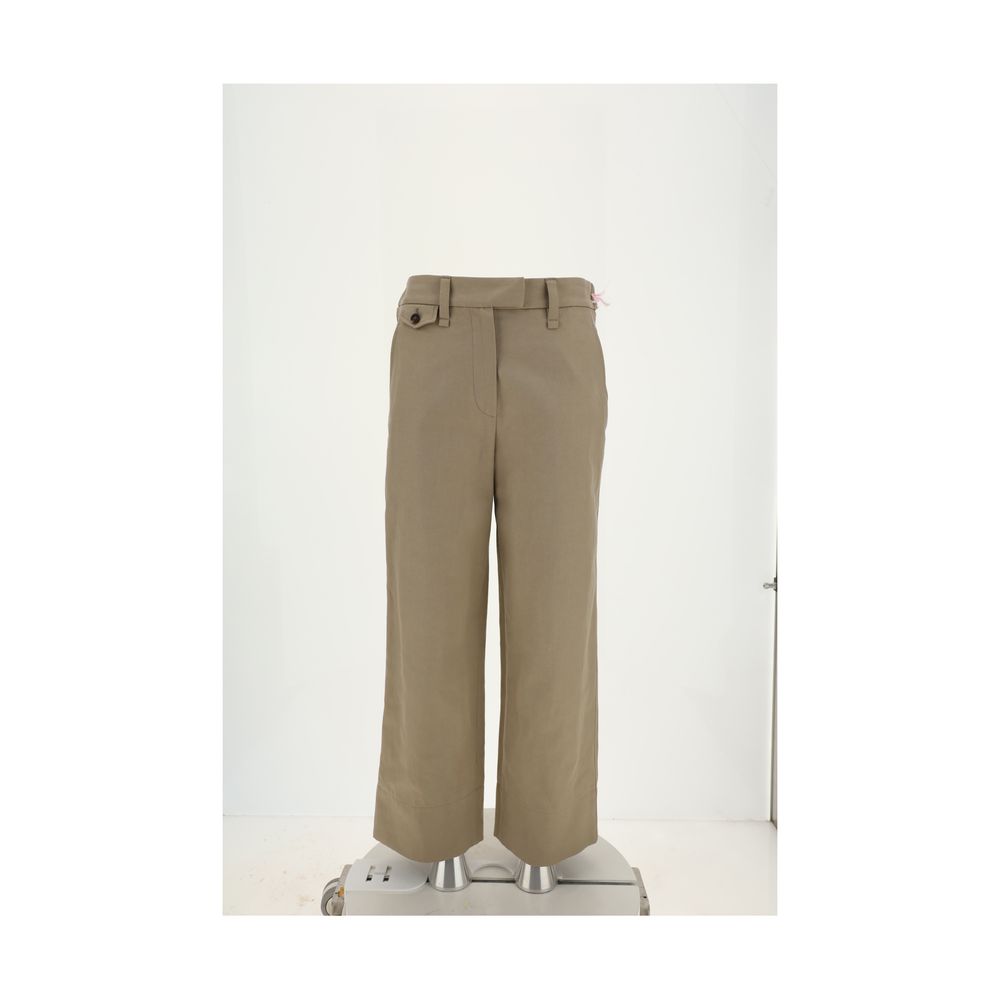 Brunello Cucinelli Cotton Pants Brunello Cucinelli Dim Gray