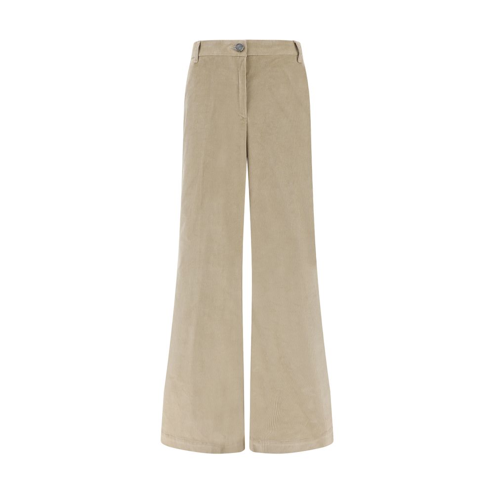 Jacob Cohen Velvet Pants Jacob Cohen Tan