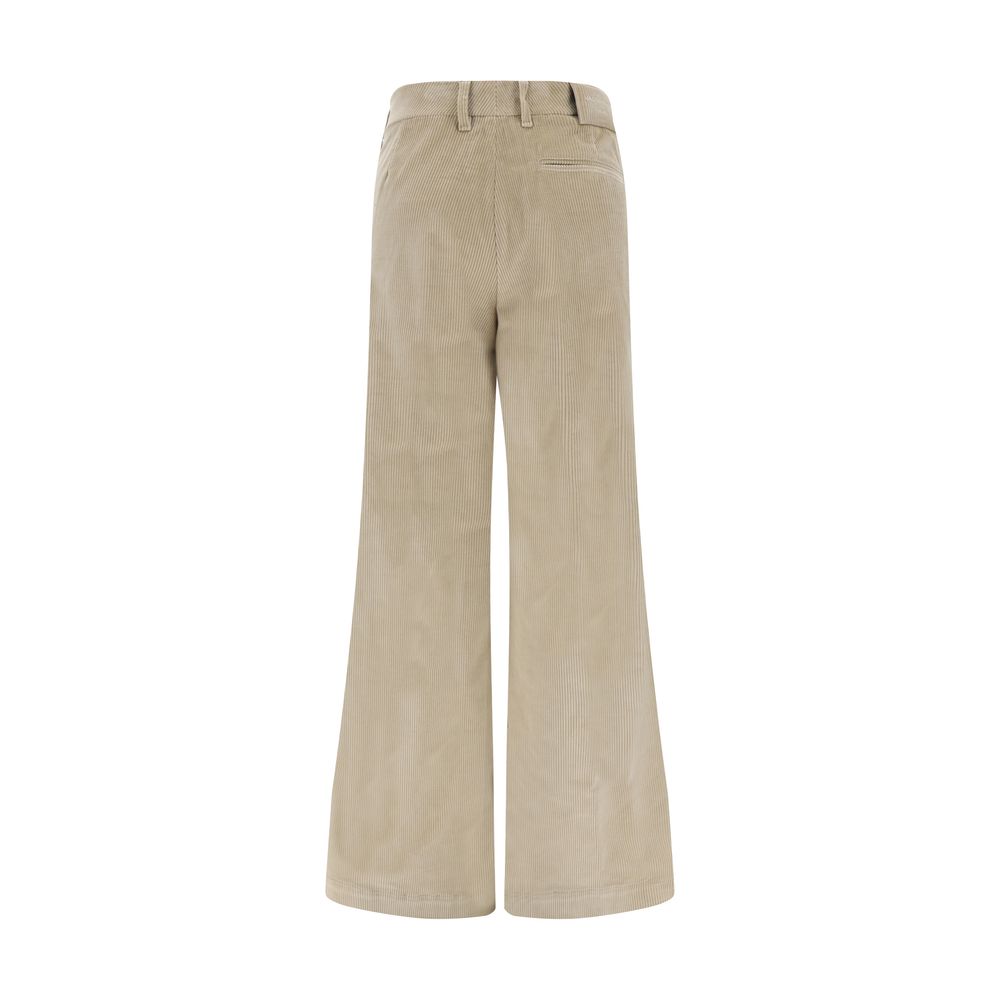 Jacob Cohen Velvet Pants Jacob Cohen Tan