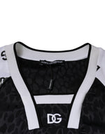 Dolce & Gabbana Black White Logo Men Short Sleeves T-shirt TSH87344-52