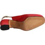 Dolce & Gabbana Red Platform Slingback Heels Sandals Shoes 1728,67345645728,Dolce & Gabbana,EU37.5/US7,Material: Leather,Preowned / Defect,Red,Sandals - Women - Shoes,Shoes,Women,Women - Shoes Dolce & Gabbana LA12056-37.5