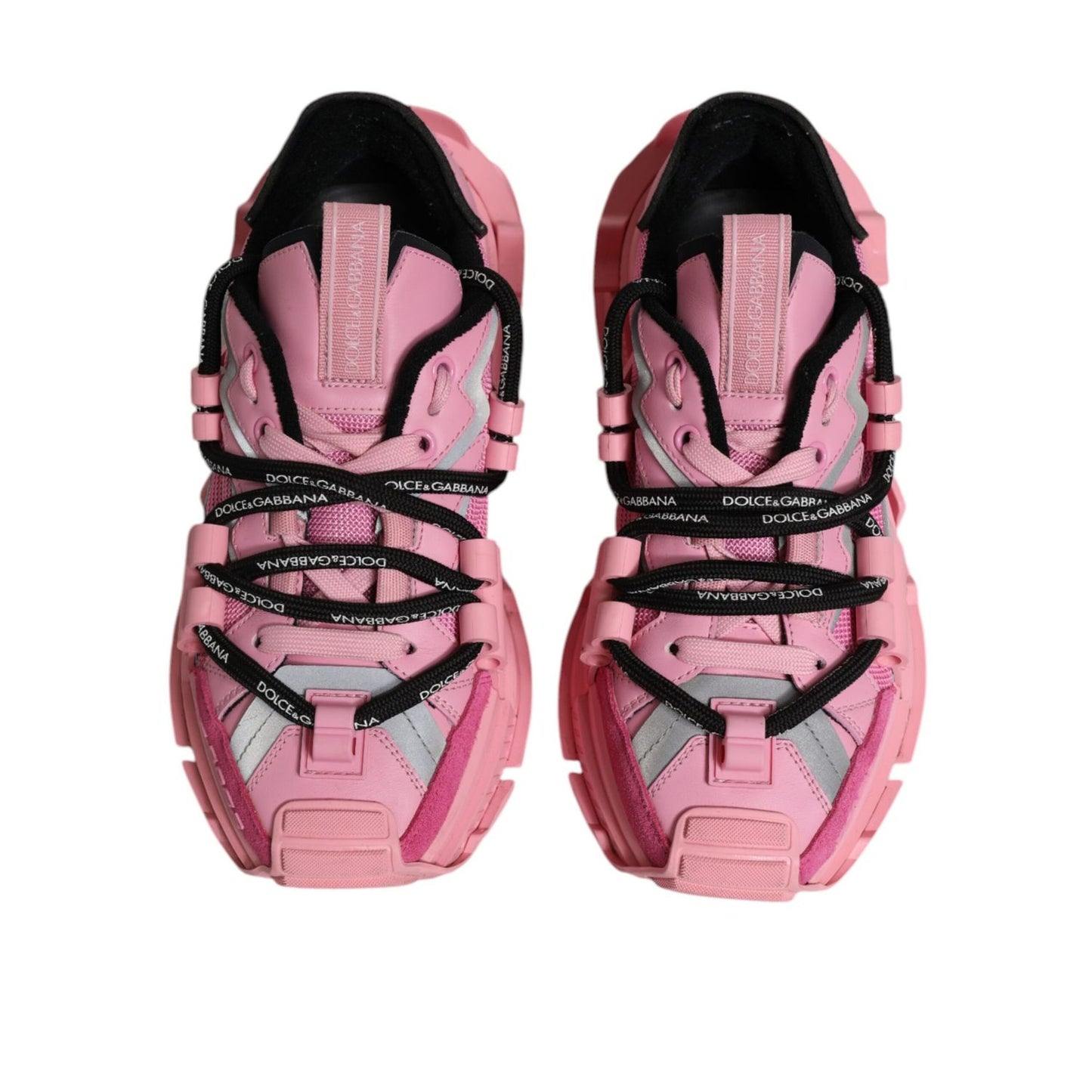 Dolce & Gabbana Pink Low Top Space Women Sneakers Shoes