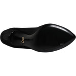 Dolce & Gabbana Black Silk Mesh Sock Style Boots Shoes LA12228-38