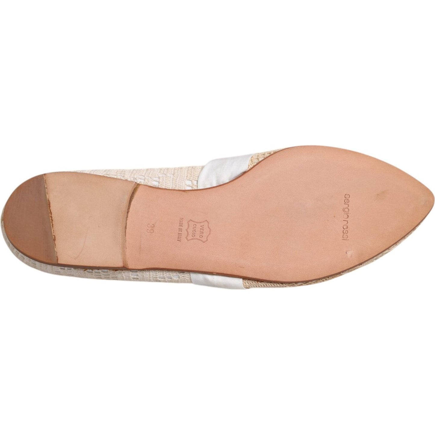 Dolce & Gabbana Beige Ribbon Fabric Ballerina Flats Shoes 1728,67345645728,Beige,Dolce & Gabbana,EU39/US8.5,Flat Shoes - Women - Shoes,Material: Fabric,Preowned / Defect,Shoes,Women,Women - Shoes Dolce & Gabbana LA12231-39