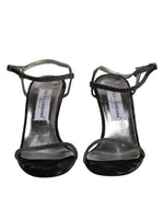 Dolce & Gabbana Black Ankle Strap High Heels Sandals Shoes LA12235-40