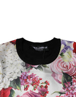 Dolce & Gabbana Multicolor Floral Silk Sleeveless Tank Blouse Top TSH86834-38