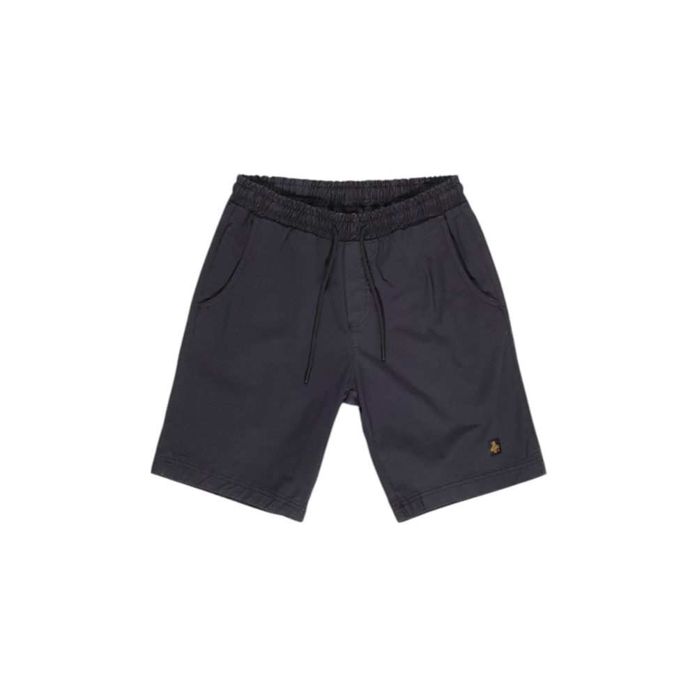 Refrigiwear Black Cotton Bermuda