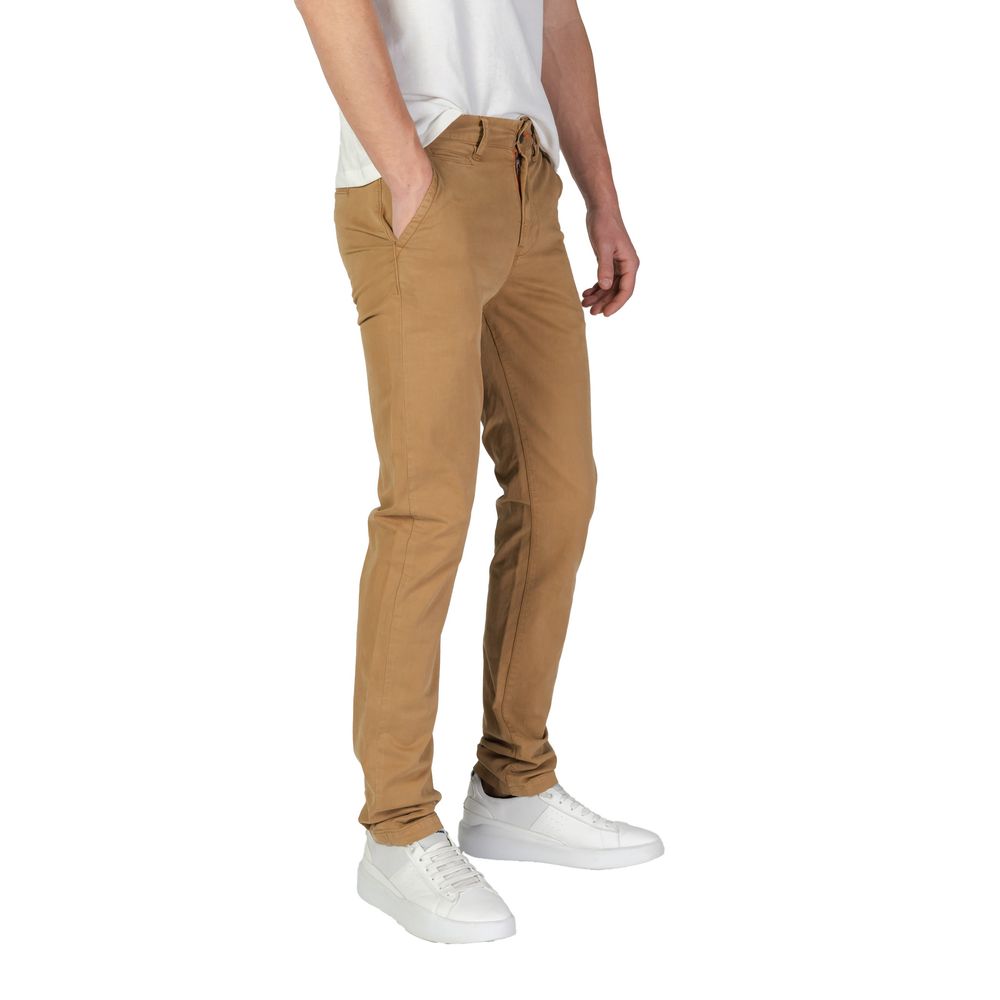 Superdry Beige Cotton Skinny Pants