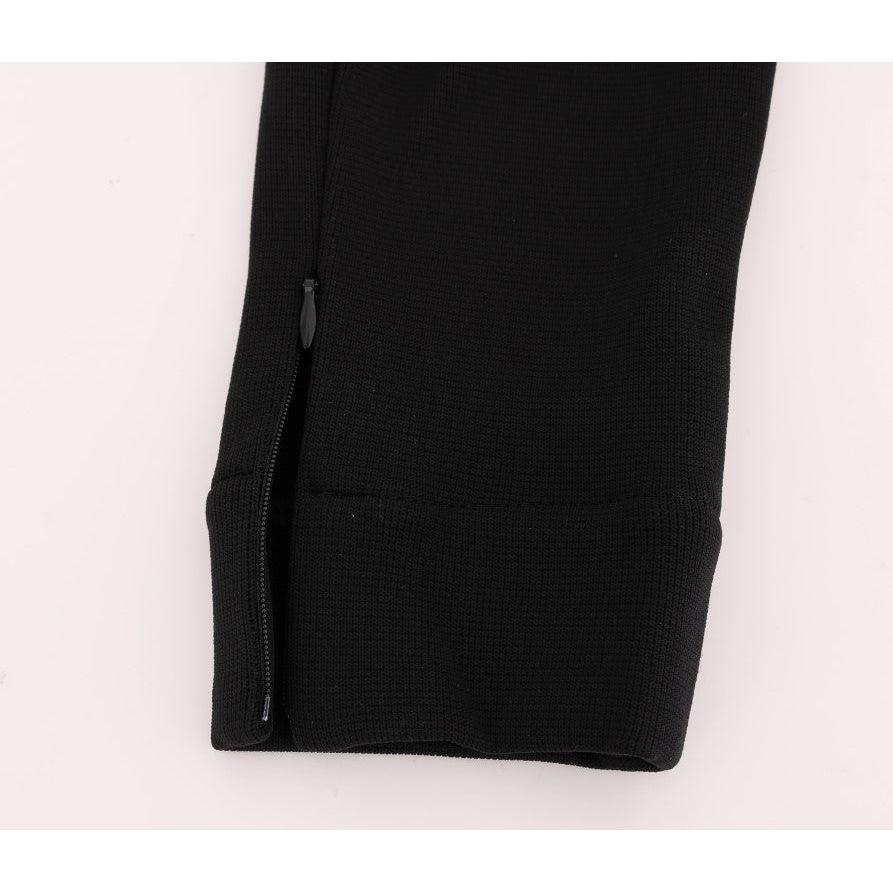 Dolce & Gabbana Elegant Black High Waist Stretch Tights Dolce & Gabbana Misty Rose