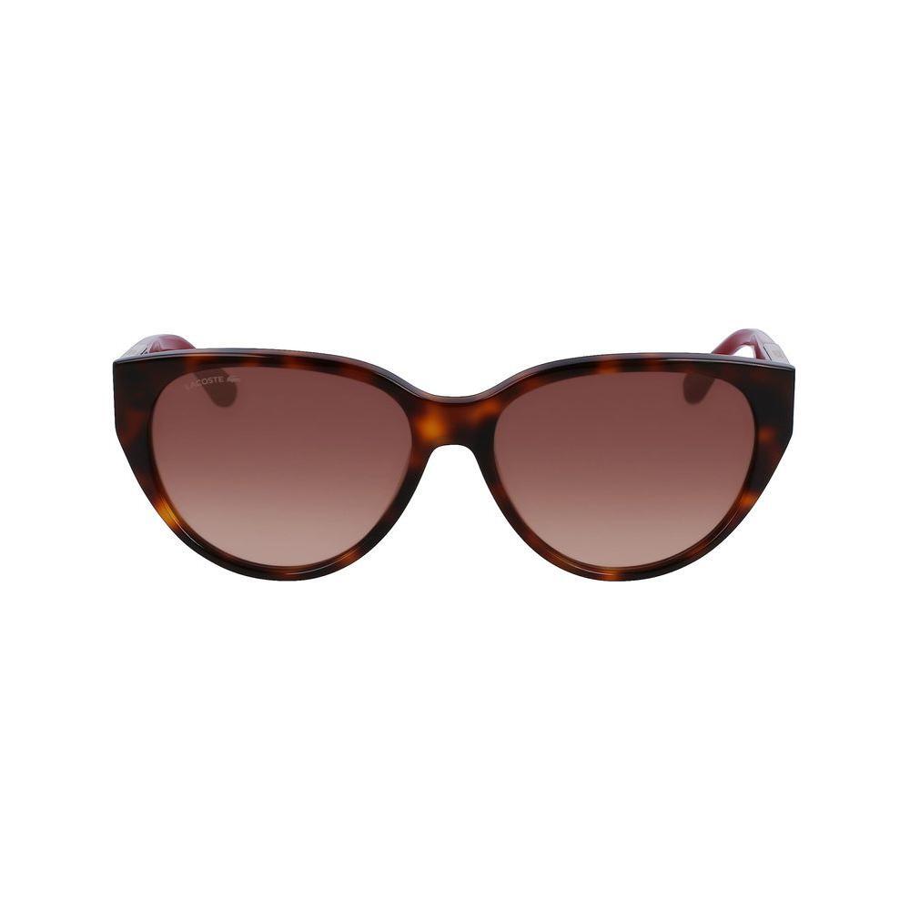 Lacoste Brown Acetate Sunglasses