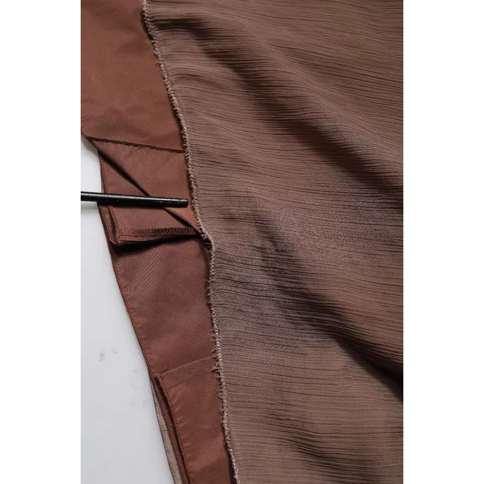 Peserico Brown Sleeveless Deep V-neck A-line Long Maxi Dress DR281422-42