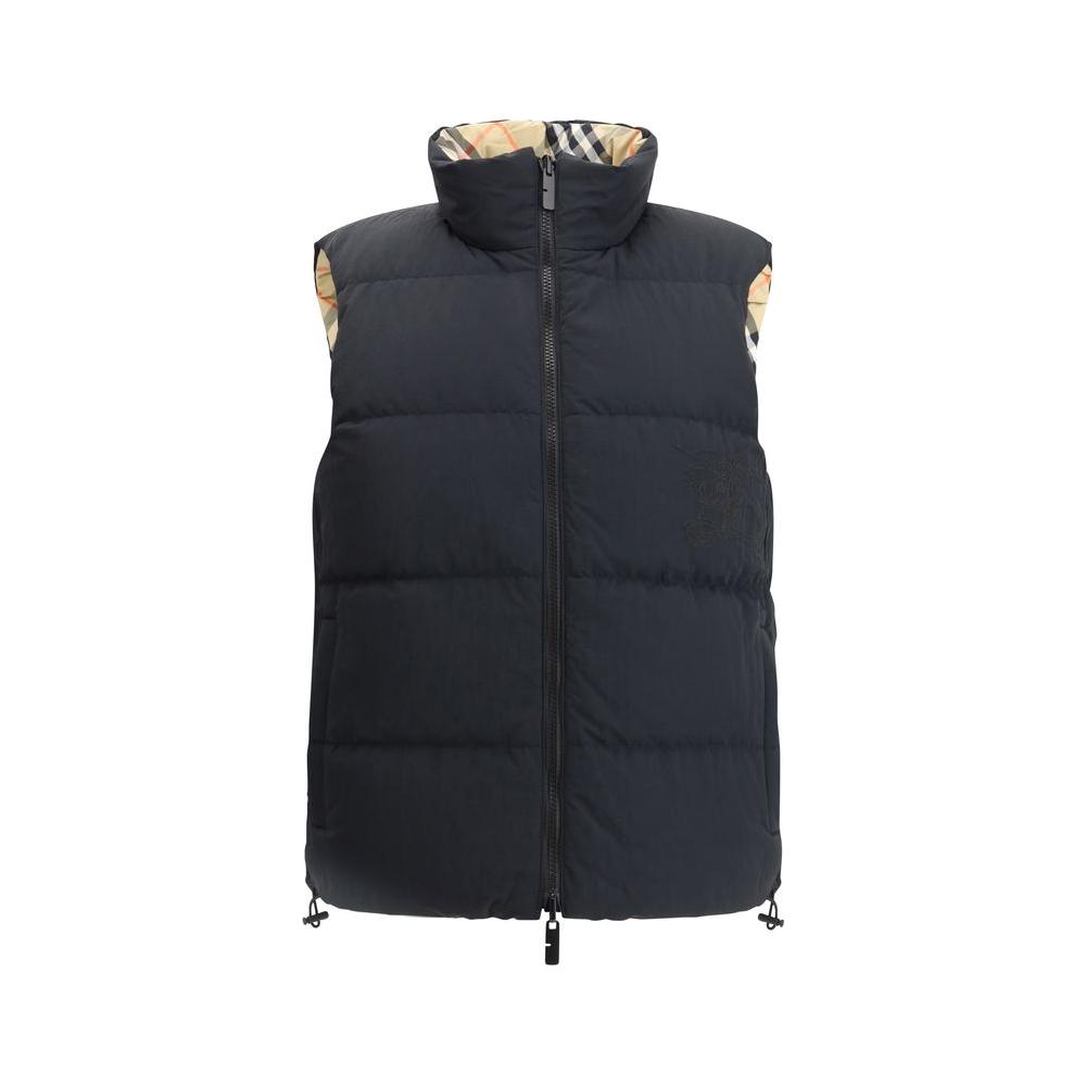 Burberry Reversible Down Vest Burberry Dark Slate Gray