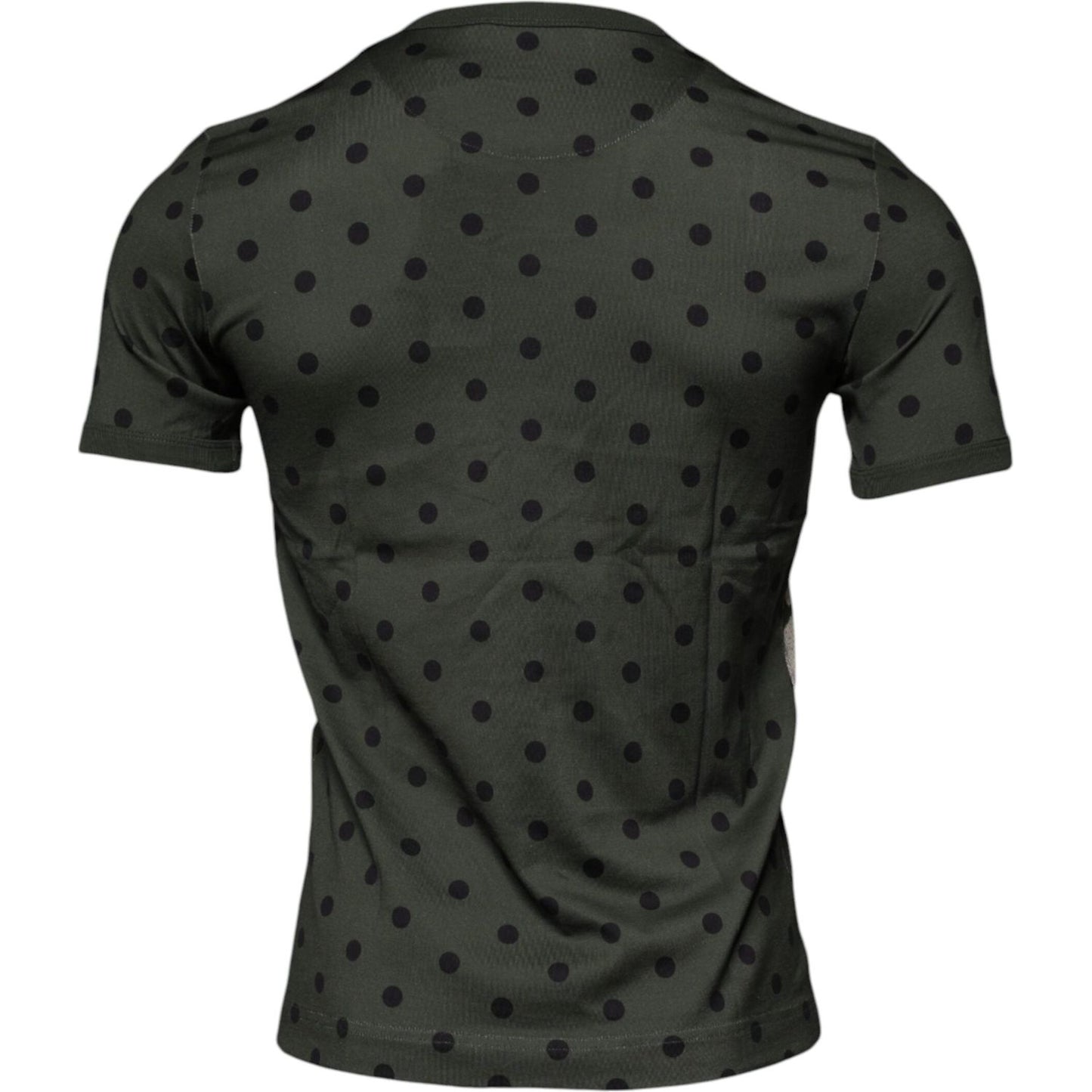 Dolce & Gabbana Gray Sicilia Cotton Crew Neck T-shirt