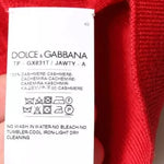 Dolce & Gabbana Red Cashmere Collared Pullover Sweater 1728,67345645728,Clothing,Dolce & Gabbana,IT54 | XL,Material: 100% cashmere,Men,Men - Clothing,Preowned / Defect,Red,Sweaters - Men - Clothing Dolce & Gabbana TSH87715-54