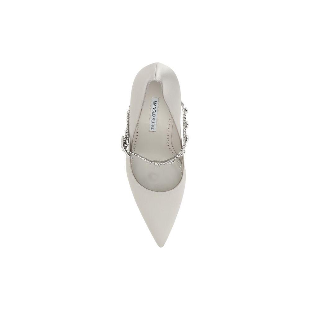 Manolo Blahnik Hamedi Pumps 1728,72470364320,EU36.5/US6.5,EU36/US6,EU37.5/US7.5,EU38.5/US8.5,EU38/US8,EU40/US10,Gray,Manolo Blahnik,New with tags,Pumps - Women - Shoes,Shoes,Women,Women - Shoes Manolo Blahnik MA-42419260334-EU36/US6