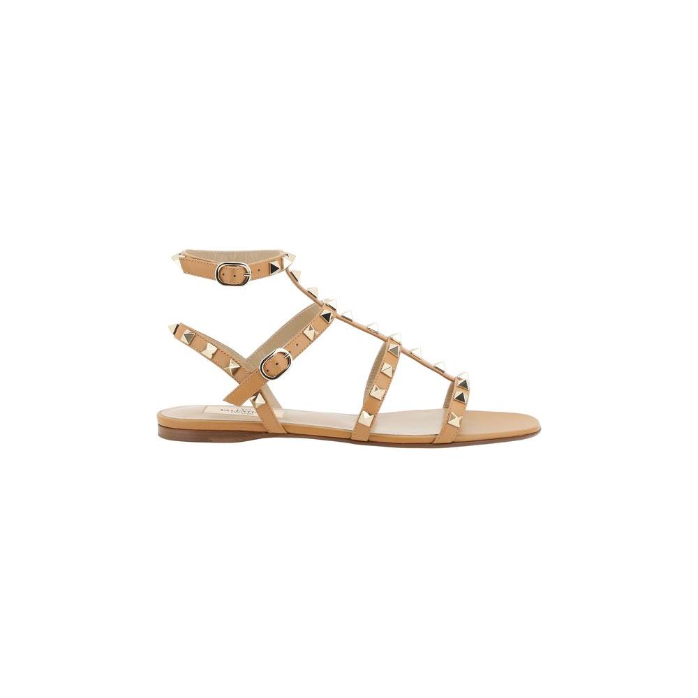 Valentino Garavani Rockstud Sandals Valentino Garavani Rosy Brown