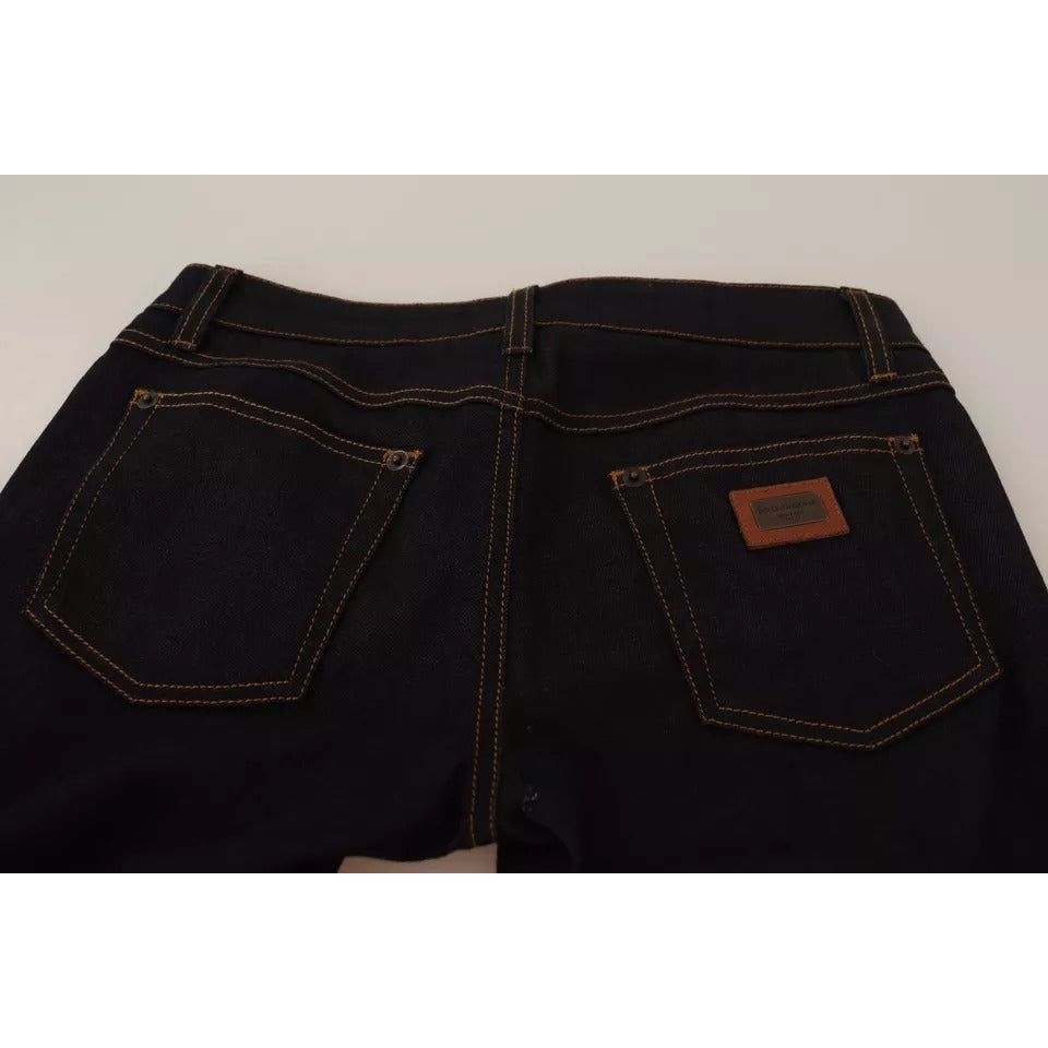 Dolce & Gabbana Blue Cotton Stretch Slim Fit Denim Jeans 1728,67345645728,Blue,Clothing,Dolce & Gabbana,IT38 | XS,Jeans & Pants - Women - Clothing,Material: 98% Cotton 2% Elastane,Preowned / Defect,Women,Women - Clothing Dolce & Gabbana PAN70854-38