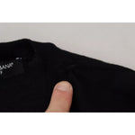 Dolce & Gabbana Black Crewneck Long Sleeves Pullover Sweater 1728,67345645728,Black,Clothing,Dolce & Gabbana,IT38 | XS,Material: 100% Virgin Wool,Preowned / Defect,Sweaters - Women - Clothing,Women,Women - Clothing Dolce & Gabbana TSH83324-38