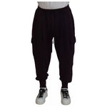 Dolce & Gabbana Bordeaux Cotton Cargo Jogger Sweatpants Pants 1728,67345645728,Bordeaux,Clothing,Dolce & Gabbana,IT56 | XL,Jeans & Pants - Men - Clothing,Material: 100% Cotton,Men,Men - Clothing,Preowned / Defect Dolce & Gabbana PAN74741-56