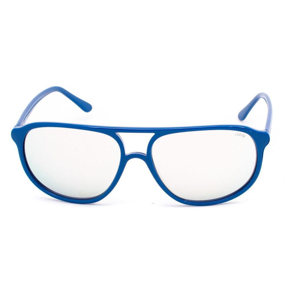 Lozza Blue Injected Sunglasses 1728,67434610848,Blue,Lozza,New with tags,Sunglasses,Unisex,Unisex Sunglasses - Sunglasses Lozza LOSL1872W580NK1AC