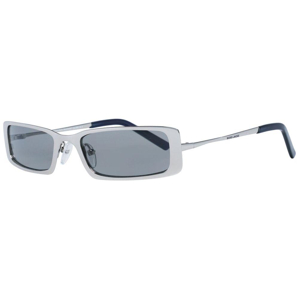More & More Silver Metal Sunglasses More & More Dark Gray
