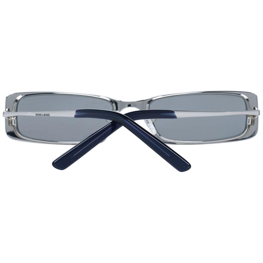 More & More Silver Metal Sunglasses More & More Light Slate Gray