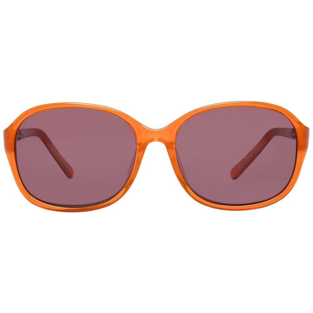 More & More Orange Plastic Sunglasses More & More Rosy Brown