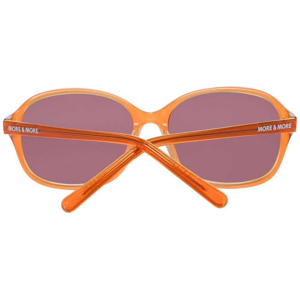 More & More Orange Plastic Sunglasses More & More Rosy Brown
