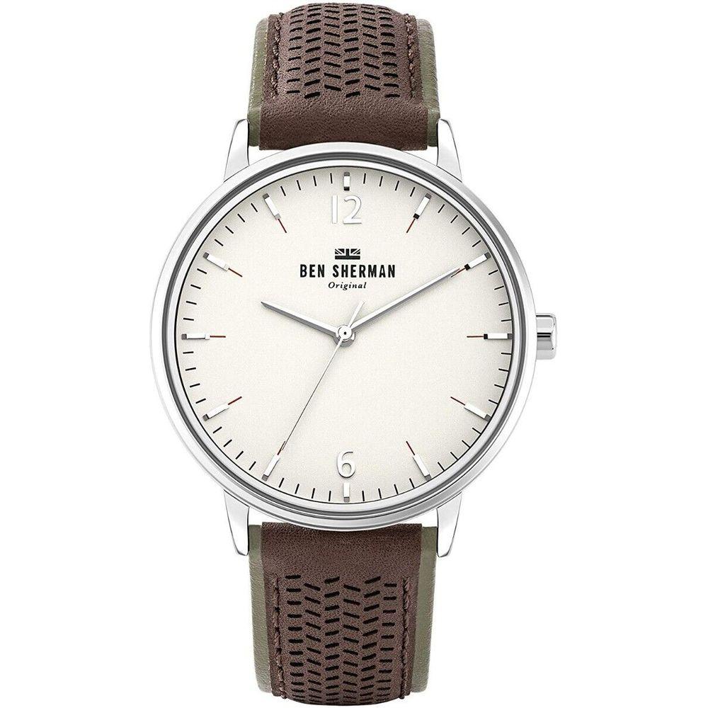 Ben Sherman Brown Leather Watch Ben Sherman Light Gray