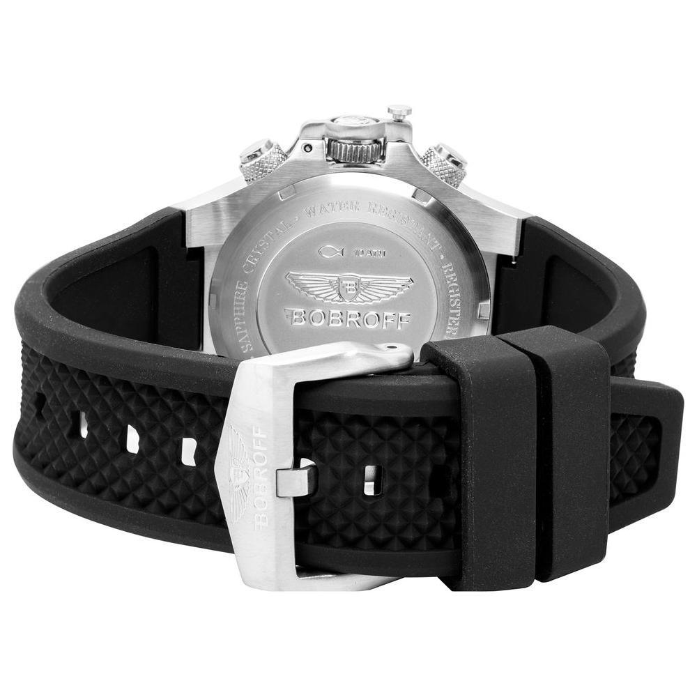 Bobroff Black Rubber Watch 1728,67434610848,Black,Bobroff,Men,New with tags,Watches,Watches for Men - Watches Bobroff BOBF1002M20AC