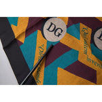 Dolce & Gabbana Multicolor Printed Square Handkerchief Scarf MS7005