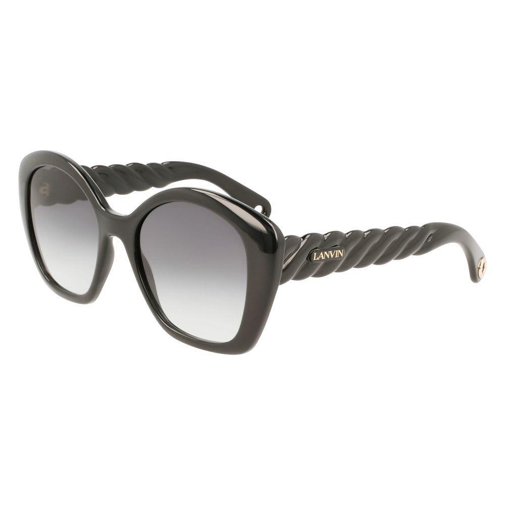 Lanvin Black Bio Injected Sunglasses 1728,67434610848,Black,Lanvin,New with tags,Sunglasses,Sunglasses for Women - Sunglasses,Women Lanvin LALNV628S001AC