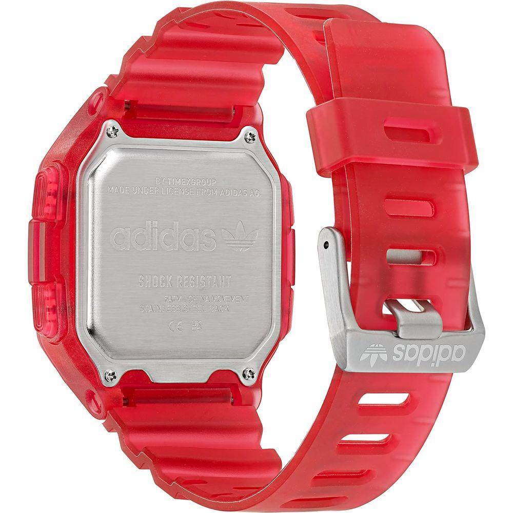 Adidas Red Resin Watch 1728,67434610848,Adidas,New with tags,Red,Watches,Watches for Women - Watches,Women Adidas ADAOST22051AC
